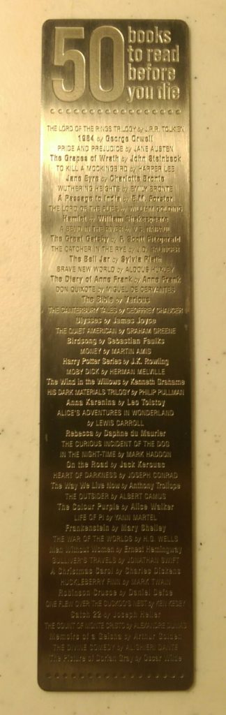The Bookmark of a Lifetime